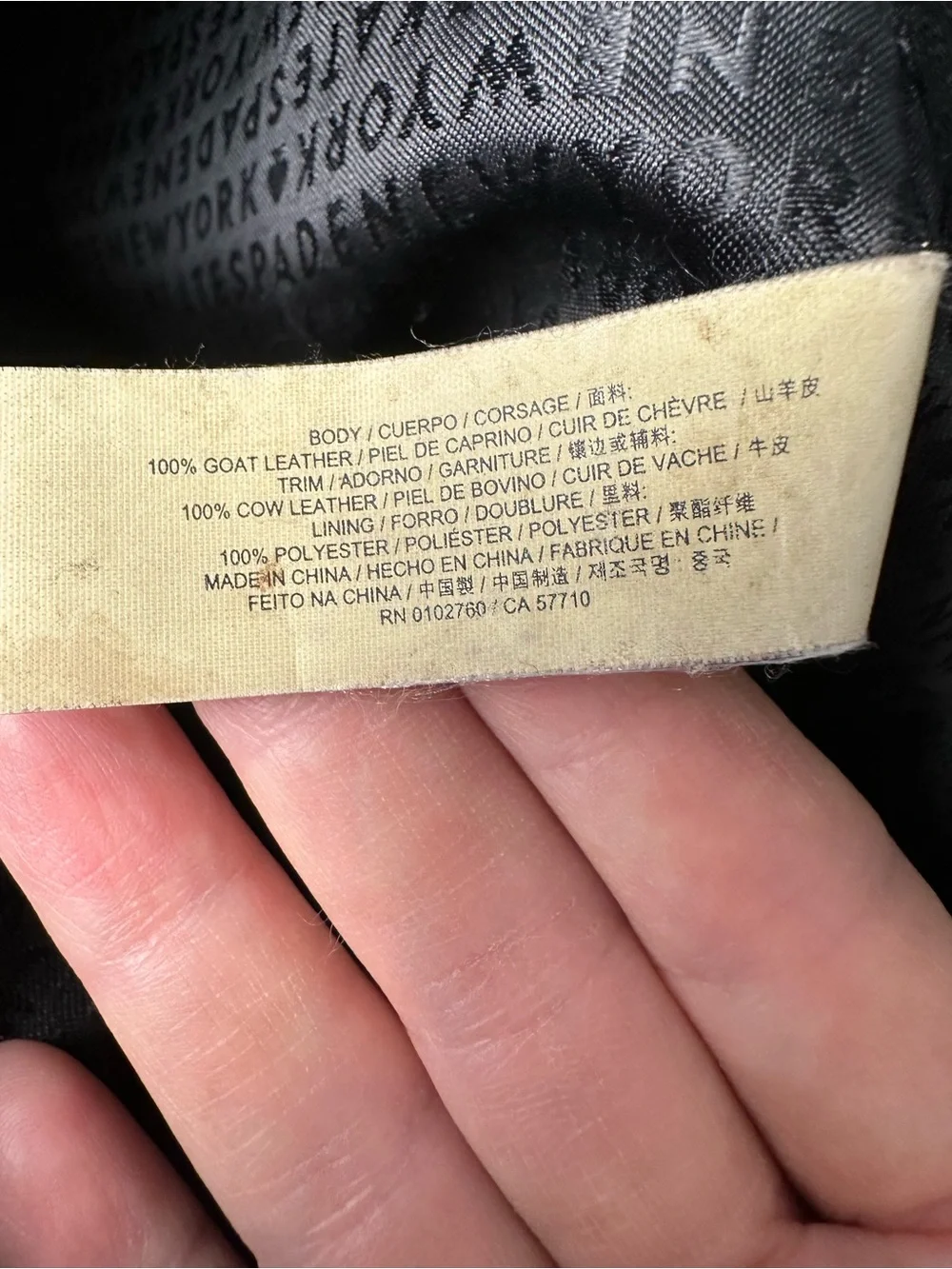 Kate Spade Hunts Place Roselyn Leather and Suede Tote Bag